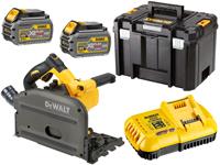 Dewalt DCS520T2 18V / 54V XR FlexVolt Li-Ion Accu invalzaag set (2x 6,0Ah accu) in TSTAK - snelwissel - koolborstelloos