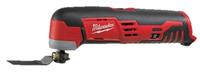 Milwaukee C12 MT-0 12V Li-Ion Accu multitool body + 8 delige accessoireset - variabel