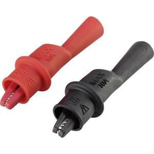 Voltcraft MSK-104 Krokodilklemme Stecker 4mm CAT III 1000 V, CAT IV 600V Schwarz, Rot X988001