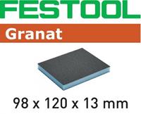 Festool 97x120x13 800 GR/6 Schuurspons Granat 201507