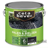 CetaBever palen & bielzen zwarte teer mat 750 ml