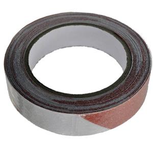 toolcraft Warnklebeband Rot, Weiß (L x B) 9m x 25mm 9m