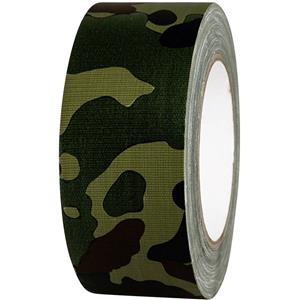 toolcraft 80B50L25CC Textieltape Camouflage (l x b) 25 m x 50 mm Smeltlijm Inhoud: 1 rollen