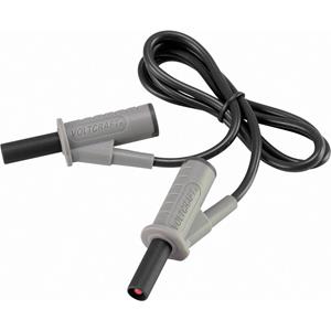 Veiligheidsmeetsnoer [Banaanstekker 4 mm - Banaanstekker 4 mm] 0.75 m Zwart Voltcraft MSB-501