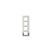 legrand Rahmen Living&Light Edelstahl LNA4802M4ACS