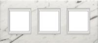 legrand 3fach Rahmen Axolute Natur HA4802M3HRMC