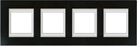 legrand Rahmen Axolute Schwarz HA4802M4HVNN