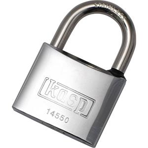 Kasp K14550D Hangslot 50 mm Verschillend sluitend RVS Sleutelslot