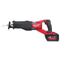 Milwaukee M18 FSX-121X Super Sawzall 18V Li-ion accu reciprozaag set (1x 12.0Ah accu) in koffer - snelwissel - koolborsteloos