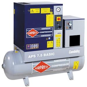 AIRPRESS 400V schroefcompressor combi dry APS 7.5 basic