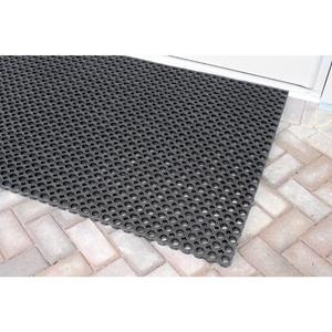 cobaeurope COBA Plastics Robuste Schmutzfangmatte Ringmat L x B (150 x 100 cm) Schwarz