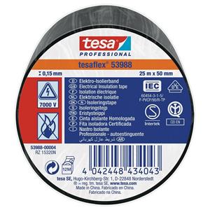 tesa Isolatietape Bruin (l x b) 25 m x 50 mm Rubber Inhoud: 1 rollen