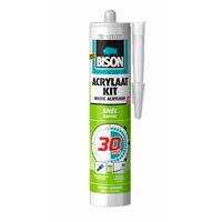 bison acrylaatkit snel 30 minuten wit koker 300 ml