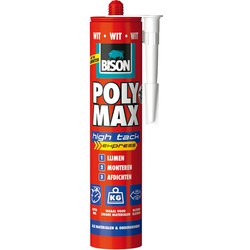 bison Poly Max high tack express wit koker 425 g