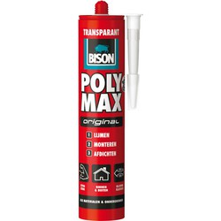 bison Poly Max original transparant koker 300 g