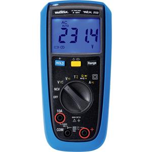 metrix MTX 202 Hand-Multimeter digital Spritzwassergeschützt (IP54) CAT III 600V Anzeige (Counts):