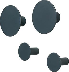 Blomus Ponto wandhaak - 4 stuks - gun metal