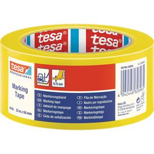 tesa Markeringstape Zwart/geel Rubber Inhoud: 1 rollen