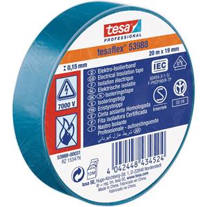 Isolierband tesa 53988 Blau (L x B) 20m x 19mm 20m