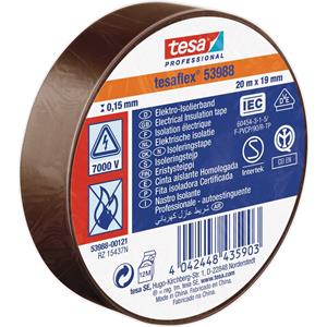 tesa Tesa 53988-00121-00 Isolatietape tesa Professional Bruin (l x b) 20 m x 19 mm 1 stuk(s)