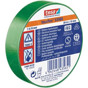 tesa Tesa 53988-00106-00 Isolatietape tesa Professional Groen (l x b) 20 m x 19 mm 1 stuk(s)