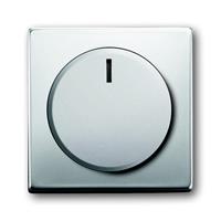 Busch-Jaeger Pure Stainless Steel centraalplaat voor Busch-dimmer met draaiknop, edelstaal