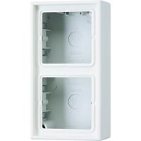 Jung LS 582 A WW - Surface mounted housing 2-gang white LS 582 A WW