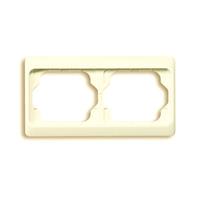 Busch-Jaeger 2fach Rahmen Rahmen Creme-Weiß, Perlweiß 2CKA001754A3849