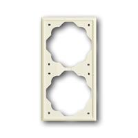 Busch-Jaeger 2fach Rahmen Rahmen Perlweiß, Creme-Weiß 2CKA001754A4313