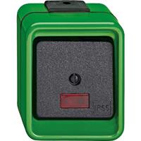 Schneider 375977 - Push button 1 change-over contact green 375977