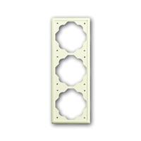 Busch-Jaeger 1723-72 - Frame 3-gang cream white 1723-72