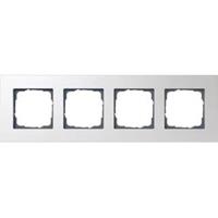 Gira 021417 - Frame 4-gang aluminium 021417