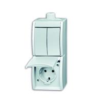 Busch-Jaeger 2601/5/20EW-54-503 - Combination switch/wall socket outlet 2601/5/20EW-54-503