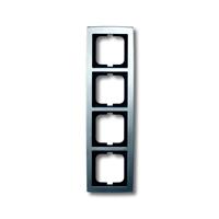 Busch-Jaeger 1724-80 - Frame 4-gang chrome 1724-80