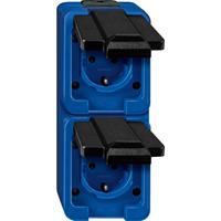 Merten SCHUKO-Steckdose 2f.bl 229286