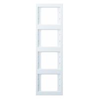 Berker 13437009 - Frame 4-gang white 13437009