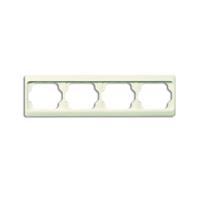 Busch-Jaeger 4fach Rahmen Rahmen Perlweiß, Creme-Weiß 2CKA001754A4151