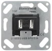 Peha Basiselement - USB wandcontactdoos 1602/202USBSPV Zwart