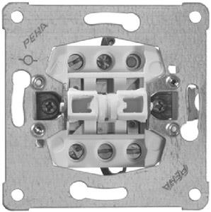 PEHA Rollladen-Wippschalter 10A 250V 1-pol. D 616/4