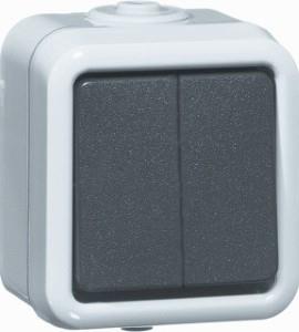 Peha D 625 WAB - Series switch surface mounted grey D 625 WAB