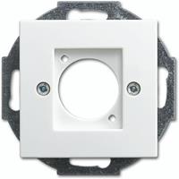Busch-Jaeger Abdeckung XLR-Dose Weiß, Reinweiß (RAL 9010) 2CKA001724A4340