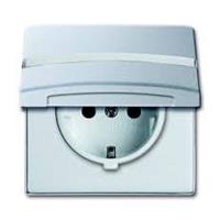 ABB 2CKA002064A0300 Geräteeinsatz IP44 Weißaluminium (RAL 9006), Aluminium