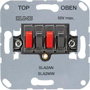 Jung SLA 2 AN - Basic element loudspeaker connection SLA 2 AN