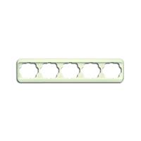 Busch-Jaeger 5fach Rahmen Rahmen Perlweiß, Creme-Weiß 2CKA001754A3823