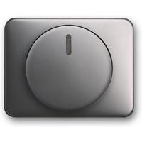 BUSCH-JAEGER Drehknopf Dimmer platin matt ohne ISO Aufdruck Kontrollfenster