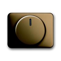 BUSCH-JAEGER Drehknopf Dimmer bronze matt ohne ISO Aufdruck Kontrollfenster