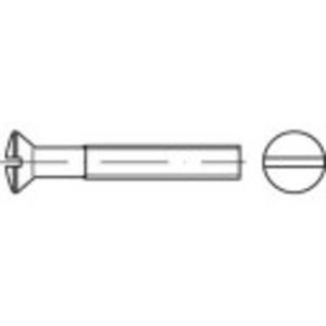 toolcraft Linsensenkschrauben M6 35mm Schlitz DIN 964 Stahl galvanisch verzinkt 200St.