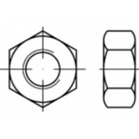 Zeskantmoeren M42 ISO 8673 Staal Galvanisch verzinkt 1 stuks toolcraft TO-5435577