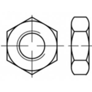 Zeskantmoeren M6 ISO 4035 Staal Galvanisch verzinkt 1000 stuks toolcraft TO-5417073