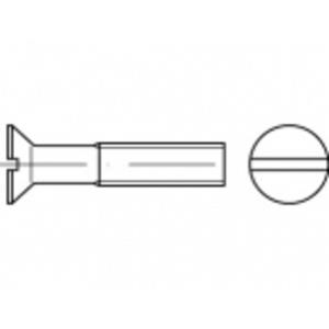 toolcraft Senkschrauben M1.4 3mm Schlitz ISO 2009 Stahl 100St.